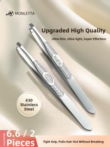 MONLEYTA | Ultra-light Stainless Steel Eyebrow Tweezers & Pliers for Hair Removal