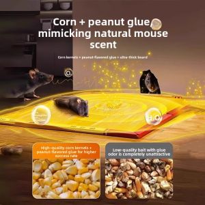 MONLEYTA | Germany Strong Sticky Mouse Trap Super Home Glue Ultra Catcher Mouse Killer Household eradicate All Mice At Once