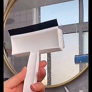 2 in 1 แปรงเช็ดกระจก แปรงทำความสะอาดกระจก ไม้เช็ดกระจก พร้อมส่งจากไทย