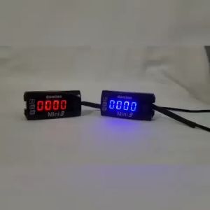 Volt Meter Aki 3in1 Mode Aki Jam Suhu - Voltmeter 3in1 Universal untuk Semua Motor
