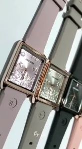 Jam Tangan Wanita Fashion Jonas Jasmin 2239 Analog Kotak Original Terbaru Karet Rubber Mewah Keren Elegan