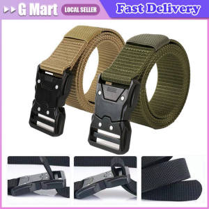 Mens Belt Outdoor Hunting Tactics Belt Multi functional Buckle Nylon Belt High Quality Marine Corps Canvas Belt