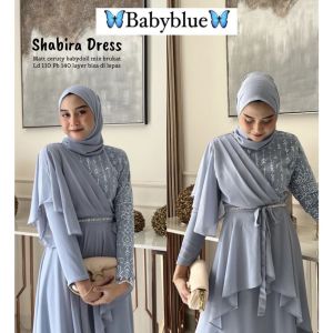 SL Shabira Dress gaun pakaian wanita dress muslim terbaru