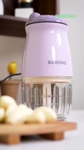 SAMONO Food Chopper Multifungsi 300ml Penghalus Daging dan Bumbu Garansi Resmi 1 Tahun SW-MC200