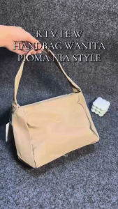 OMIPABAGS Pioma Nia Style Tas Tote Bag Handbag Wanita Nylon Waterproof Muat Dompet Hp
