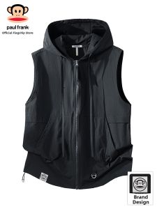 Paul Frank | Hooded Lightweight Leisure Loose Back Vest
