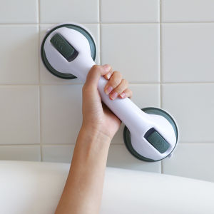 [Local Seller] Bathroom Handrails Toilet Super Strong Suction Handle Bar Safety Grip Handle Grab Bar Safety Help 浴室扶手大吸力吸盘把手