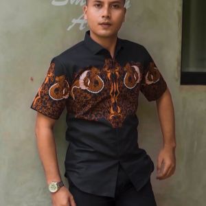 MENSBATIK -Naga Praja II- Batik Pria - Lengan Pendek