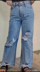 Celana Jeans Wanita Terbaru 2023 Jey Jeans Long Pants Bahan Jeans Celana Panjang Wanita Jeans Kulot Korean Style