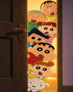 BILIBILI | Anime Character C-Crayon S-Shin-chan Mosaic Full Round/Square DIY Diamond Painting Canvas Art Wall Decor for Living Room Gift