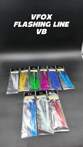 VFOX Flashing Line VE VB Series for Fishing Lure Jig Skirt DIY add-on