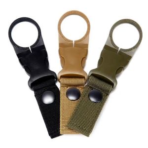 Outdoor Tactical Nylon Ribbon Water Bottle Buckle: A Multifunctional Hiking Accessory