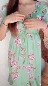 Daster Caly Tali Bahu Motif Rayon Bali Terbaru Grosir Viral Kekinian Mama Muda Remaja cantik