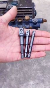 1/2 Joint 3-inch Socket 1/2\" Air Gun Socket Adapter Extension Rod Connecting Rod Impact Socket Hex Socket