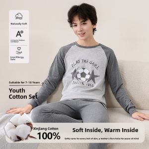 Youth Autumn Suit Teenagers Boys Girl Middle School Kids Thermal Pure Cotton Intimates 12 Boys 15 Years Old Thermal Underwear For 15 Years Boy Thermal Leggings For Guy - Lazada