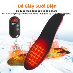 Đế Sưởi Ấm Điều Khiển Từ Xa Có Thể Sạc Lại Mùa Đông Ngoài Trời Có Thể Điều Chỉnh Nhiệt Độ Giữ Ấm Chân Da Có Thể Tái Sử Dụng Máy Sưởi Chân