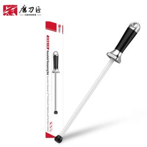 GRINDER | 12 Inch Professional  Kitchen Tools Ceramic Stick Rod Butcher Knife Sharpener