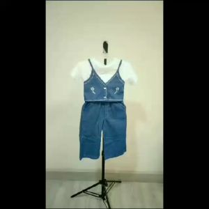 (LOLI-JKT) BS-463 SETELAN 3N1 ANAK BAGUS KULOT ROMPI SIZE 100-140