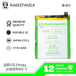 RakkiPanda B-D1 Vivo X20 Batre Batrai Baterai