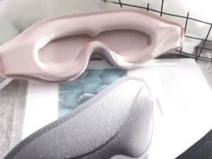 Black Rebound Memory Foam 3D Sleep Mask Balckout Soft Eye Mask Breathable Eye Mask