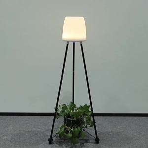 SXH ไฟสวนพลังงานแสงอาทิตย์สำหรับวิลล่า ไฟตกแต่งภูมิทัศน์กันน้ำกลางแจ้ง ขาตั้งดอกไม้ ไฟบรรยากาศระเบียงกลางแจ้ง โคมไฟตั้งพื้น