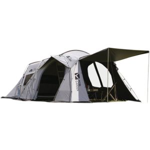 Mobi Garden | Portable Extra Large Space Camping Tent with Black Coating and Three-Bedroom Design