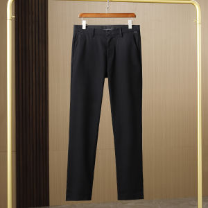 Quần Dài Nam Công Sở Màu Đen Mùa Thu Mới Quần Dài Ống Đứng Co Giãn Chống Nhăn Quần Dài Thường Ngày Quần Dài Thẳng