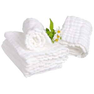 25 50CM Baby Cotton Towel Gauze Bath Towel Newborn Feeding Towel Burp Cloth Washcloths
