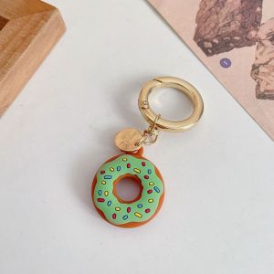 For AirTag Cases Locator Donut Anti-Loss Protective Silicone Keychain Holder Case GPS for Pets Kids and Olders
