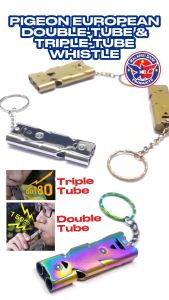 WHISTLE Birds Flight Recall Training Tool Triple-tube & Double-tube High Decibel