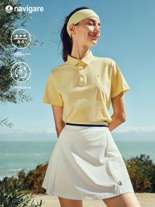Navigare | Summer Slim Fit Casual Outdoor Short Sleeve Polo Shirt Yellow