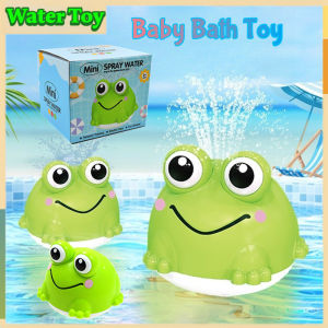 Baby Bath Toys Automatic Water Spray Frog Toy Floating Shower Electric Swimming Pool Toys for Kids Boys Girls