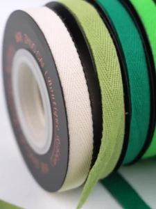 10yards/roll Wide10mm 100% Cotton Ribbon Handmade Hserring Bone Ribbon for Apparel Sewing Fabric DIY Christmas Gift Decoration