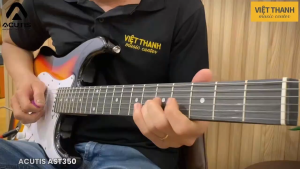 Đàn Guitar Điện Sunburst Acutis AST350 nhập khẩu chính hãng 100% (Bao gồm đàn bao da)