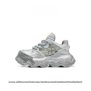 XMZY | รองเท้าลำลองทรงพ่อ ทรงหนา ดีไซน์ใหม่ ฤดูใบไม้ร่วง 2025 รองเท้าลำลองแบบลำลองสำหรับทั้งชายและหญิง สไตล์ลำลอง รองเท้าลำลอง