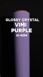 152cm Sticker FANCHI ID-8256 PET Glossy Crystal Vimi Purple / Meter