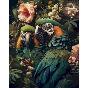 Colorful Parrot Animal Artwork Jigsaw Puzzle 500/1000/1200/2000PCS Stress Relief Puzzle Wall Art Decor Gift