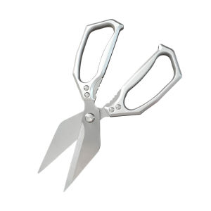 Sharp Blade Chicken Bone Shears Cut Meat Fish Chicken Kitchen Scissors Multipurpose Aluminum Alloy Handle Chicken Bone Scissors