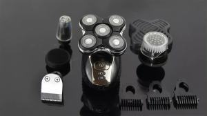Five Blade Floating Waterproof Electric Shaver Small Usb Charging 5-In-1 Shaver MenS Beard Care Tool