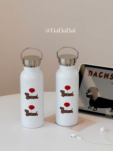 Portable Insulated Water Bottle Straw Cup 2024: High Aesthetic Value & Student-Friendly Design