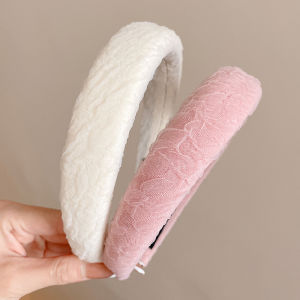 Phụ Kiện Tóc Nữ Màu Hồng Cao Cấp 2025 Mũi Cao Mới Mũi Rửa Mặt Mũi Rộng Mũi Tóc Phụ Kiện Tóc Thời Trang Pink Empress