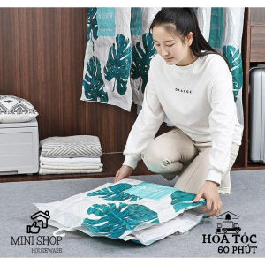 Túi Hút Chân Không Đựng Quần Áo Chăn Màn Gọn Gàng Chống Nấm Mốc_Green Living