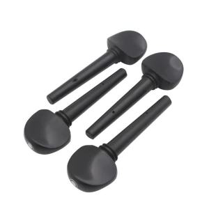 IRIN | IRIN 4Pcs Cello Tuning Pegs 3/4 4/4 Open Hole Ebony Tuning Pegs with Fish Eyes Stringed Musical Instrument Parts Accessories