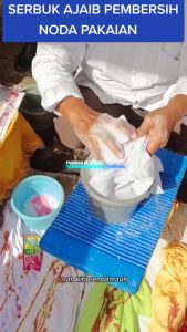 COD Sabun Cuci Pakaian - Detergent Ajaib Kristal Wash Pembersih Noda Pakaian Aman Tidak Melunturkan Tidak Gatal Ditangan 100 gram