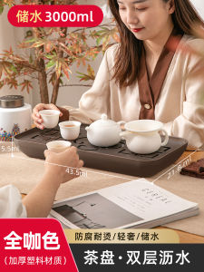 ชามชาทรงสี่เหลี่ยมเรียบง่าย ชามชาสำหรับใช้ในบ้าน ชาน้ำขนาดเล็ก โต๊ะชาน้ำแบบโมเดิร์น ชาน้ำสำหรับบ้าน สไตล์จีนโบราณ