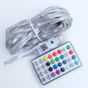 Dây Đèn TIKTOK Chạy Đuổi Trang Trí Siêu Đẹp Đèn RGB Giọt Lệ 10m ( Tặng Nguồn )