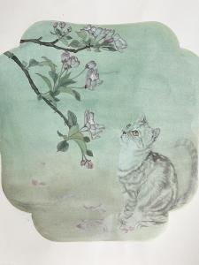 Handmade Plum Blossom Shaped Card Paper Semi-Mature for Calligraphy Painting Landscape Birds And Flowers Small Regular Script