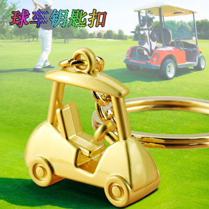 Golf Keychain Creative Korean Version Golf Tricycle Couple Handbag Pendant Gift Sports Key Ring Pendants