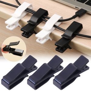 6/3Pcs Cable Clips Cord Organizer No Drill Adhesive Wire Holder for Phone Charger Cable Management Clip Keep Tidy Desk Accessories