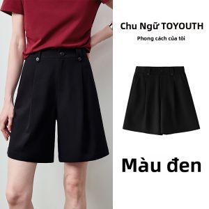 Toyouth | Quần Tây Ôm Dáng Chống Nhăn Cổ Eo Rộng